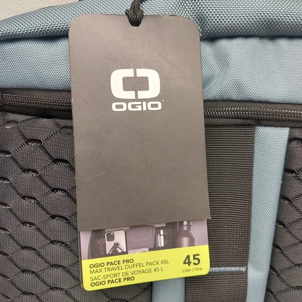 OGIO Pace Pro Max Travel Duffel Pack 45L Blue Mirage 5923049OG Backpack Carry-On
